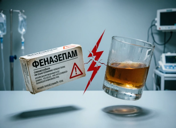 Можно ли совмещать прем феназепама с алкоголем?
